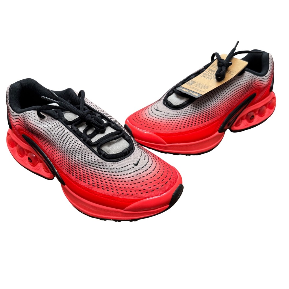 Nike Air Max DN‎ SE Mens Size 11 Grey Red Crimson HF5531-002 Dynamic Air Running